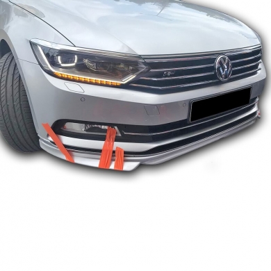 Volkswagen Passat B8 2015 Uyumlu Yedek Parça Ön Lip Boyalı